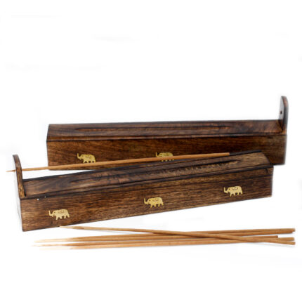 Mango Wood Incense Box - Assorted 2