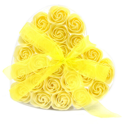 Set de 24 flores de Jabón - rosas amarilla 1