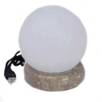 Lámpara de sal blanca  USB - 9 cm (multi) 1