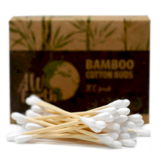 Caja de 200 Bastoncillos de Algodón de Bambú 1