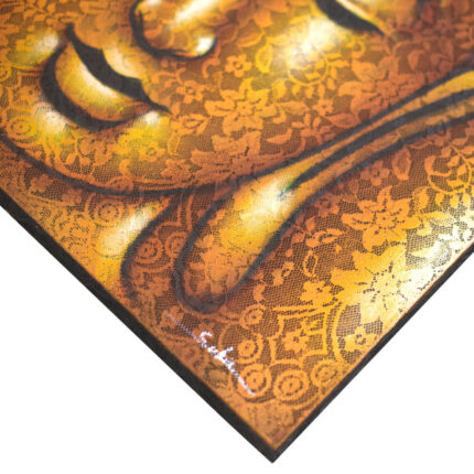 Cuadro de Buda - Detalle de Brocado en Oro 2