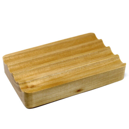 Jabonera de madera Hemu - Acanalada 1