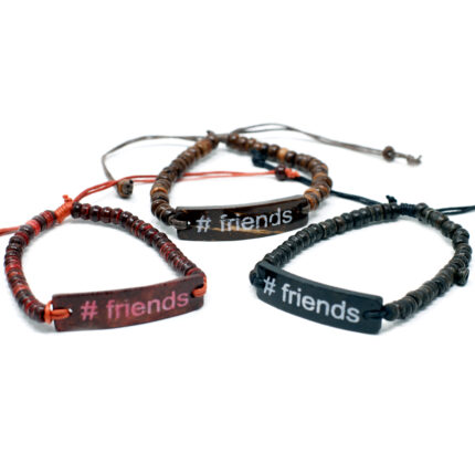 Brazaletes Coco Slogan - #Friends 1