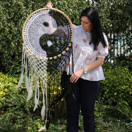 Bali Dreamcatchers - Extra Large Ying Yang D: 50cm 2