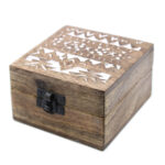 Caja de Madera Blanca - 4x4 Pastillero Diseño Eslavo 2