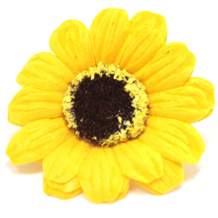 Flor de girasol manualidades deco mediana - amarillo 1
