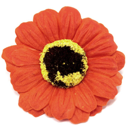 Flor de girasol manualidades deco mediana - naranja 1