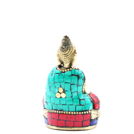 Figura de Buda de Latón - Manos Arriba - 7.5 cm 2