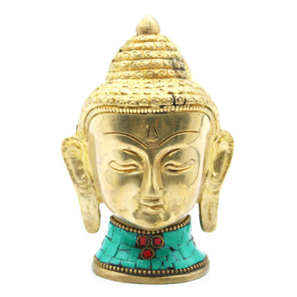 Figura de Buda de Latón - Cabeza Gr- 11.5 cm 1