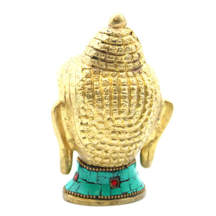 Figura de Buda de Latón - Cabeza Gr- 11.5 cm 2