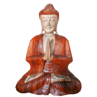 Estatua de Buda Tallada a Mano - 30cm Bienvenido 1