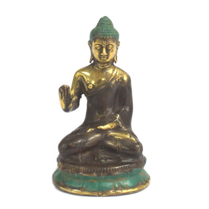 Buda sentado con la mano hacia arriba 1