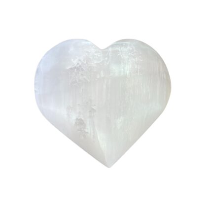 Corazón de selenita - 10 cm 1