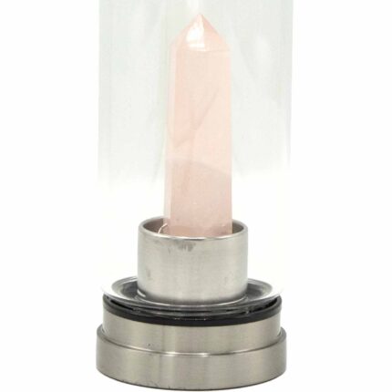 Mineral en Botella - Cuarzo Rosa Rejuvenecedor - Obelisco 2